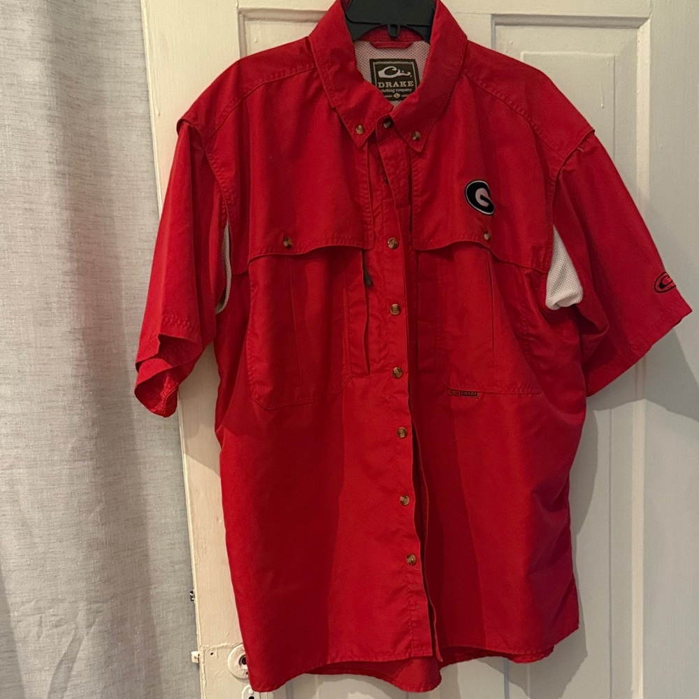 Men’s UGA Drake fishing shirt